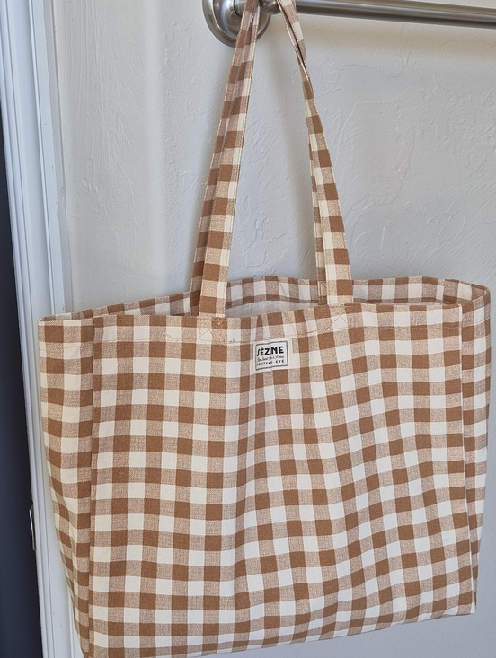 Sezane Handbags - Sezanne Gingham Tote
